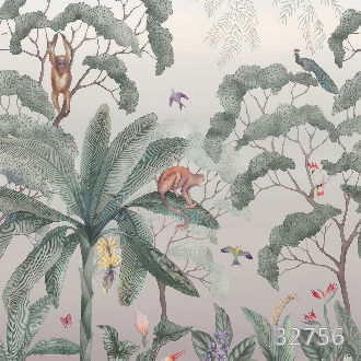 Tropical paradise gray