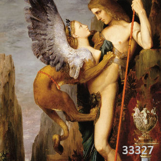 Гюстав Моро - Эдип и Сфинкс