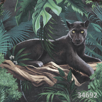 Пантера в джунглях