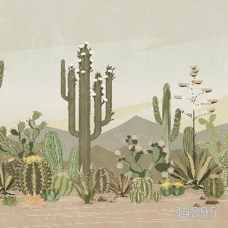 Сacti in the desert